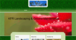 Desktop Screenshot of kfrlandscaping.com